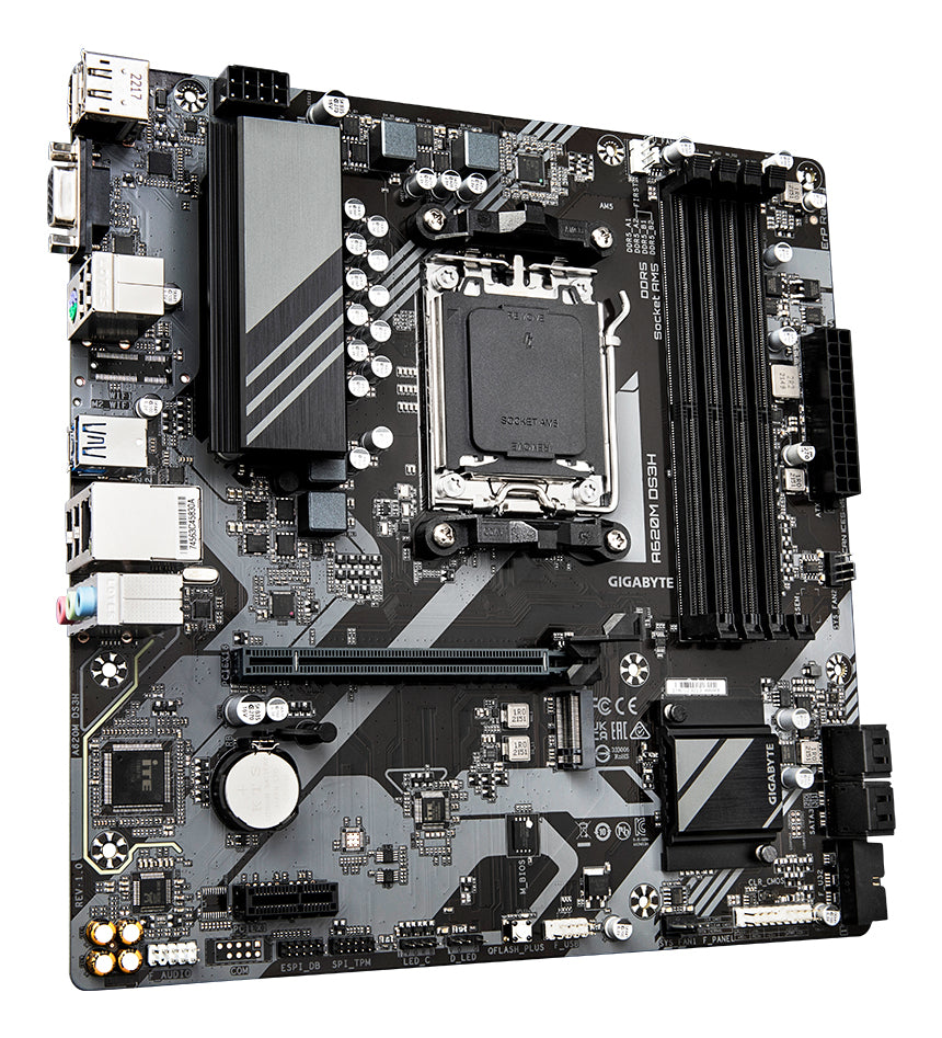 Gigabyte A620M DS3H AM5 Micro-ATX Motherboard DDR5 M.2