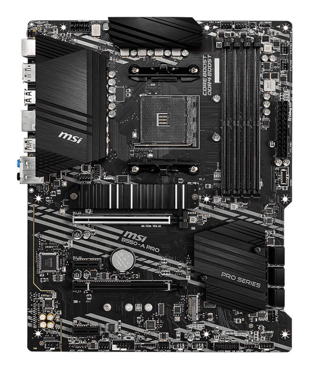 MSI B550-A PRO AM4 ATX Motherboard - PCIe 4.0, DDR4