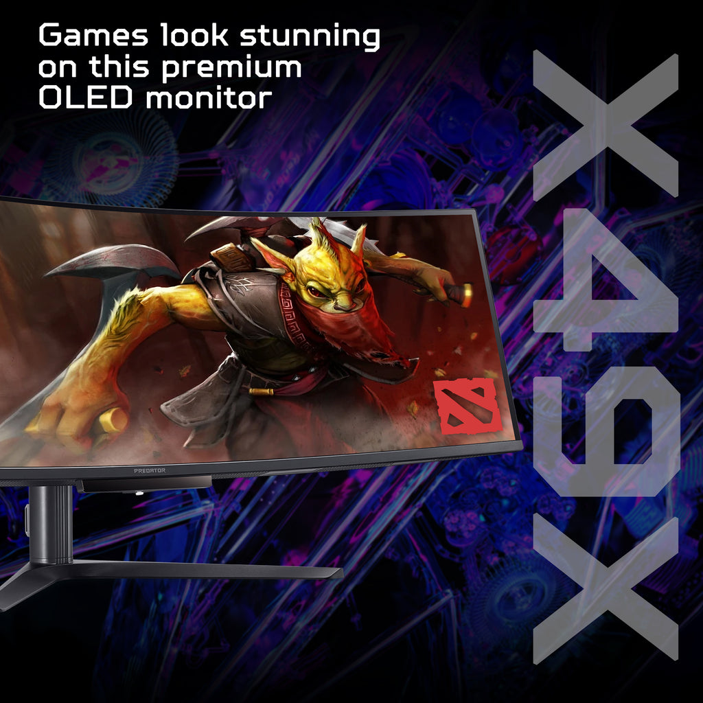 Acer Predator X49 Xbmipphuzx 49 QD-OLED 240Hz Gaming Monitor
