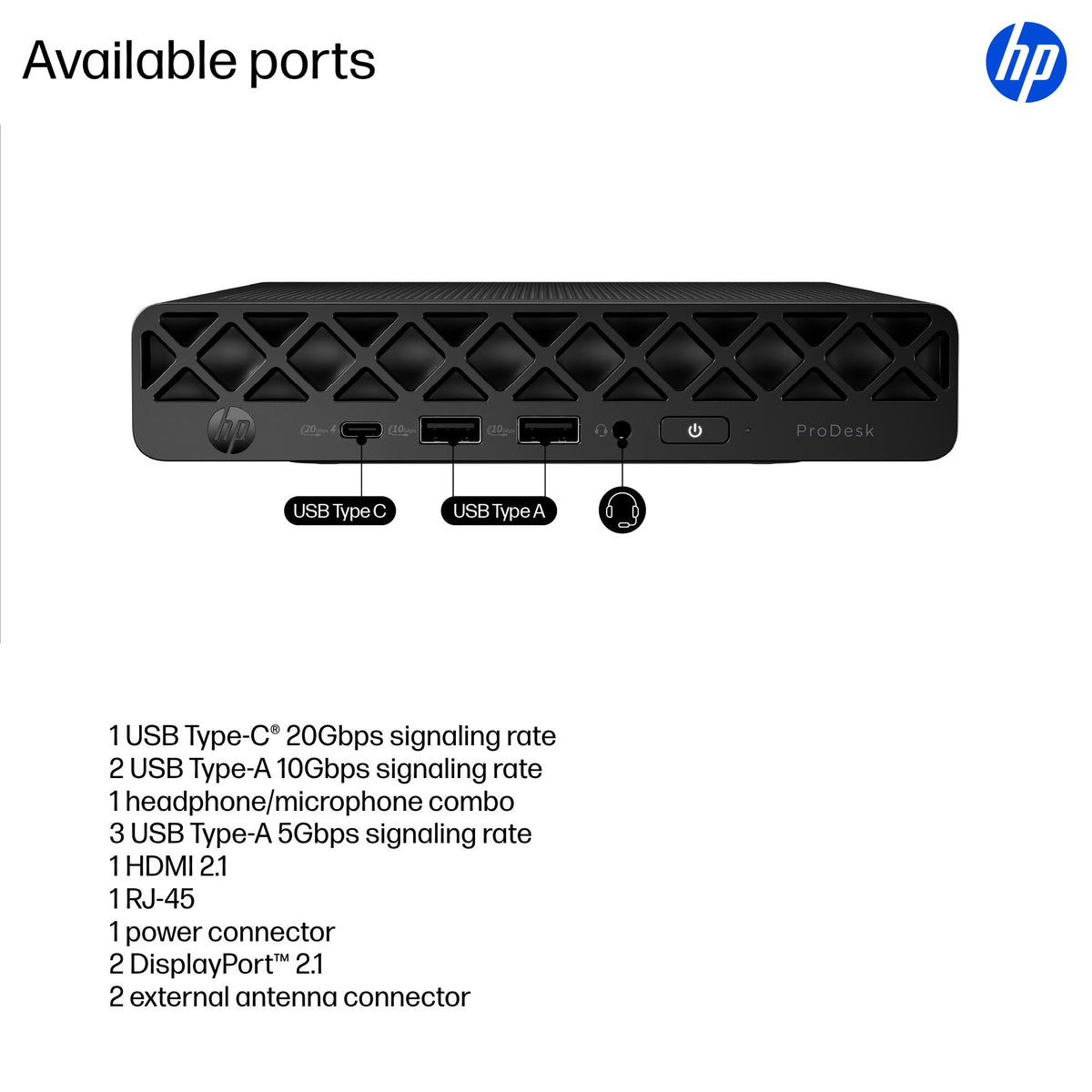 HP ProDesk 4 Mini G1i AI PC – Core Ultra 5, 16GB, 512GB SSD
