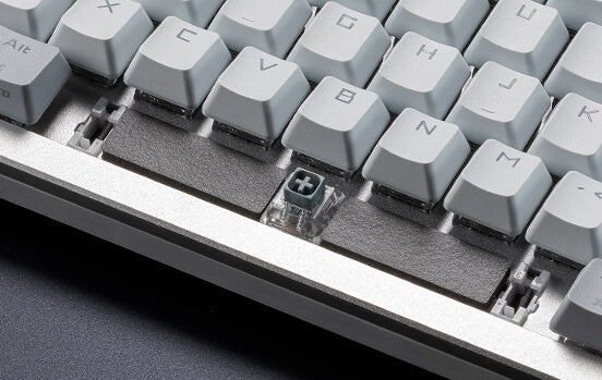 Extra dampening foam under the Spacebar on ROG Azoth Moonlight White