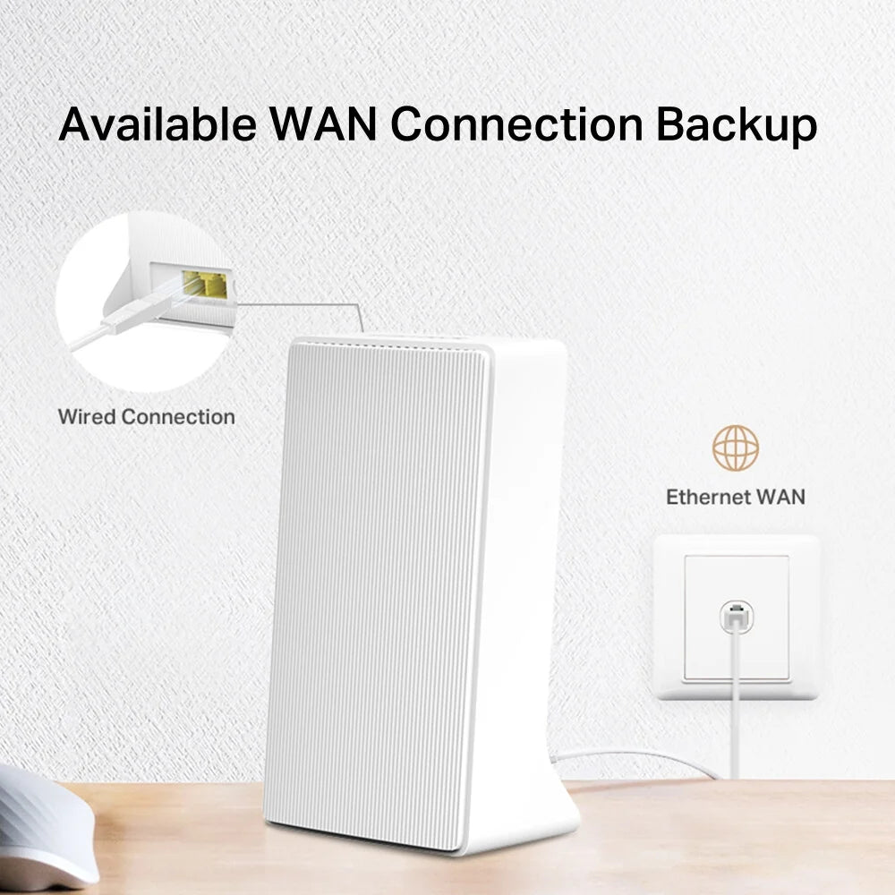 Mercusys MB110 - Fast Ethernet Single-Band (2.4 GHz) 4G wireless router in White