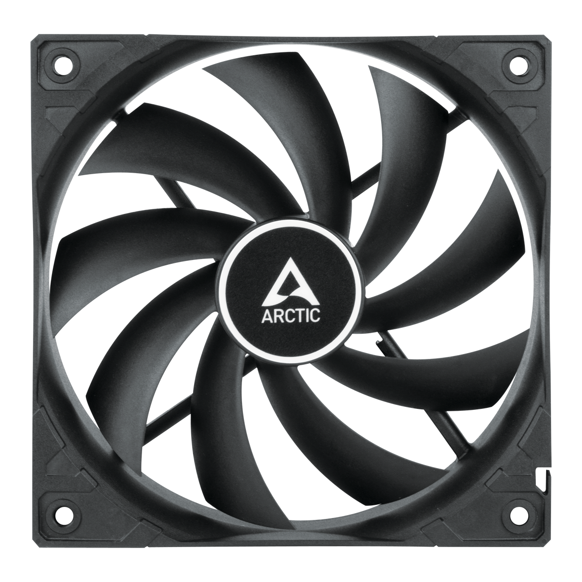 Arctic F12 Low Noise 12cm Case Fan with 9 Blades & Fluid Dynamic 1350 RPM Value Pack