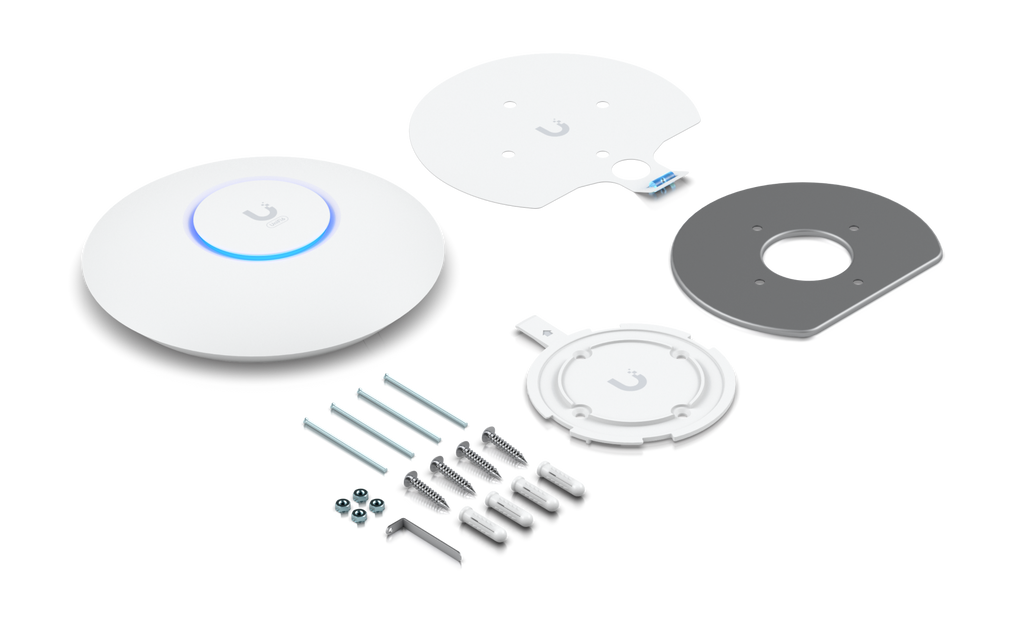 Ubiquiti UniFi U6+ WiFi 6 Access Point - Dual Band, 300+ Clients