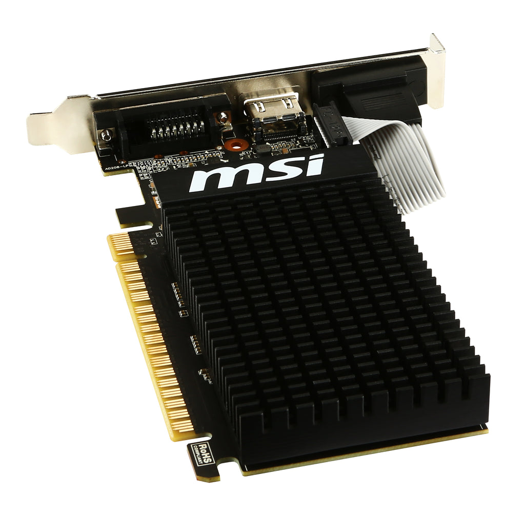 MSI GeForce GT 710 2GD3H LP - 2GB DDR3 Low Profile GPU