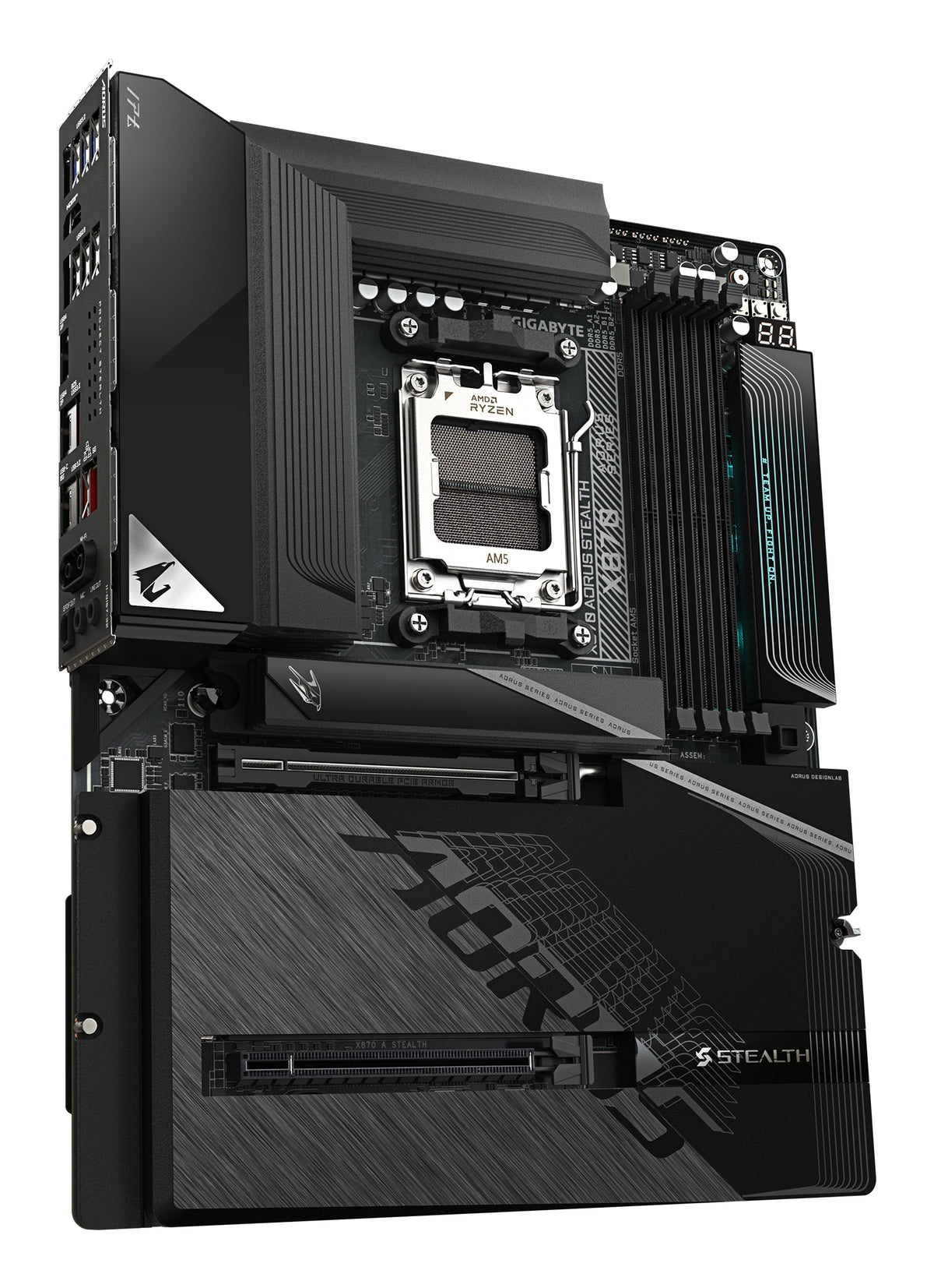 Gigabyte X870 AORUS STEALTH AM5 ATX Motherboard - Wi-Fi 7