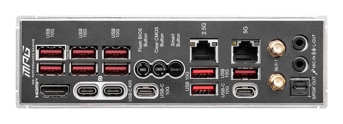 MSI MPG X870E CARBON WIFI AM5 ATX Gaming Motherboard