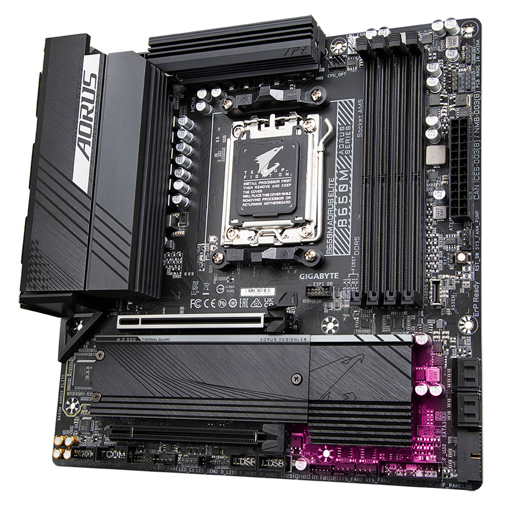 Gigabyte B650M AORUS ELITE AMD AM5 Micro-ATX Motherboard