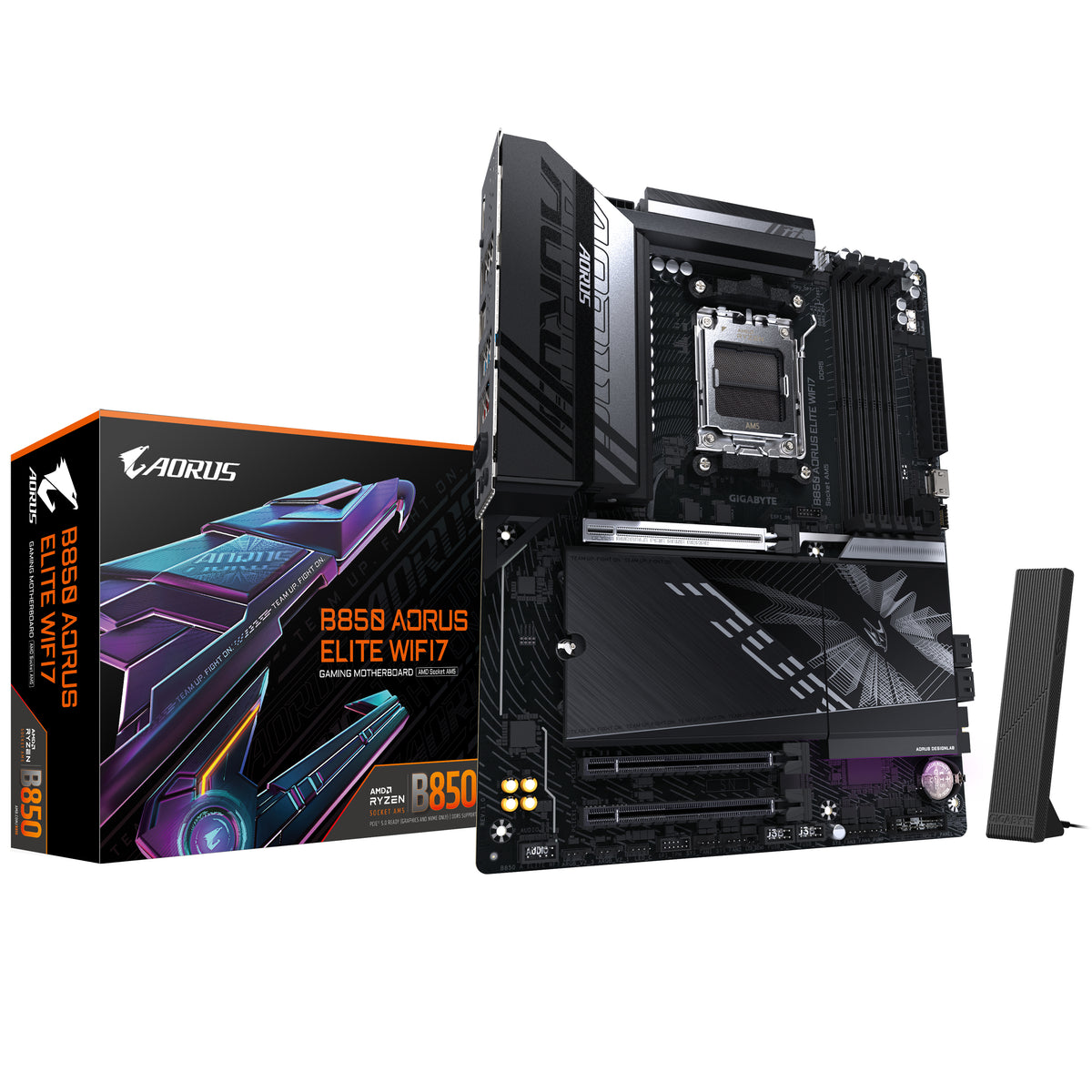 Gigabyte B850 AORUS Elite WiFi7 AM5 ATX DDR5 Motherboard