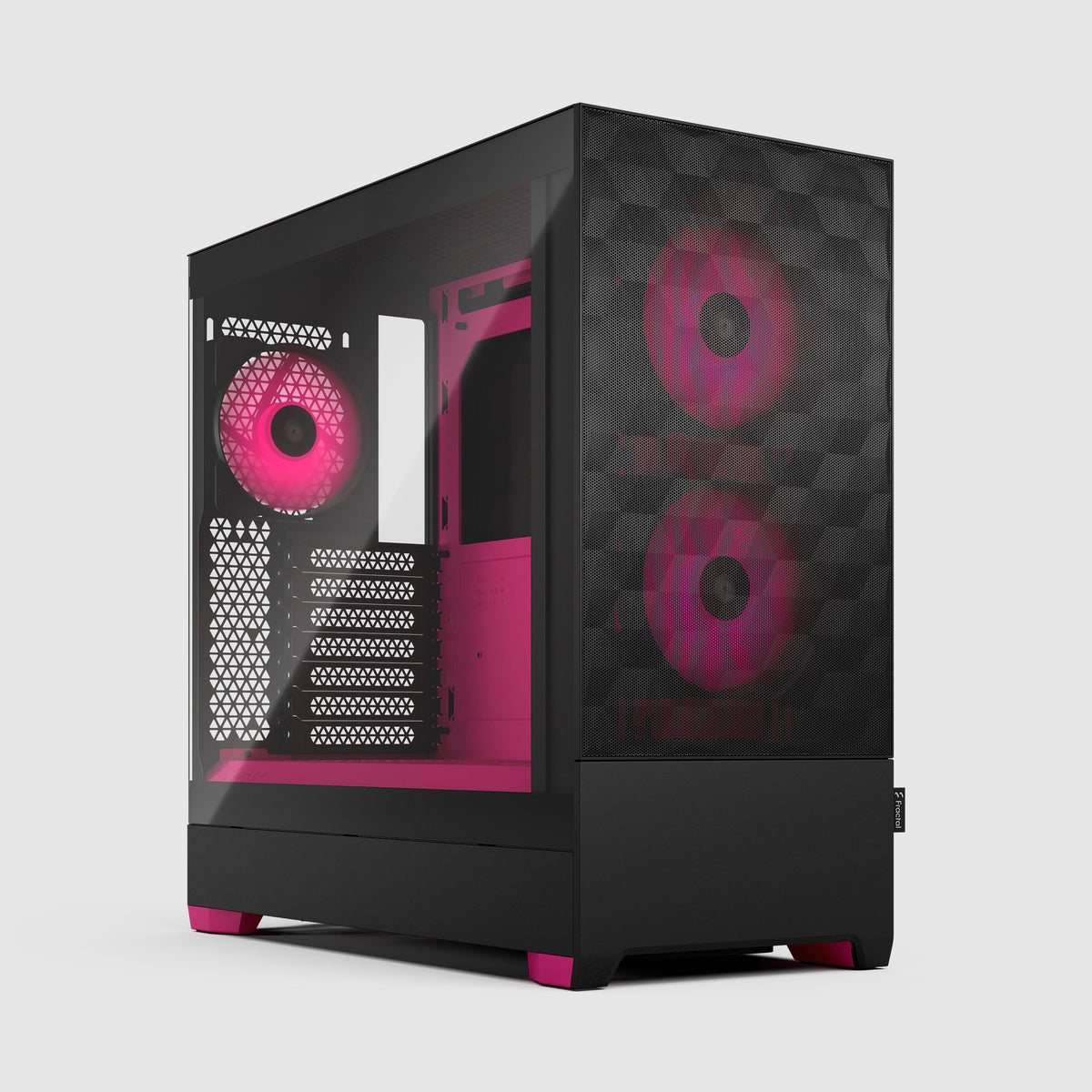 Fractal Design Pop Air RGB Magenta Core TG Mid-Tower Case