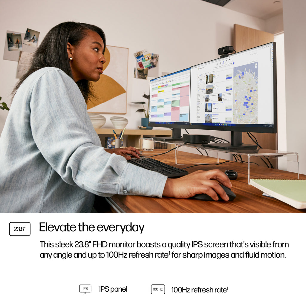 HP 324pf Series 3 Pro 23.8" FHD IPS Monitor 100Hz