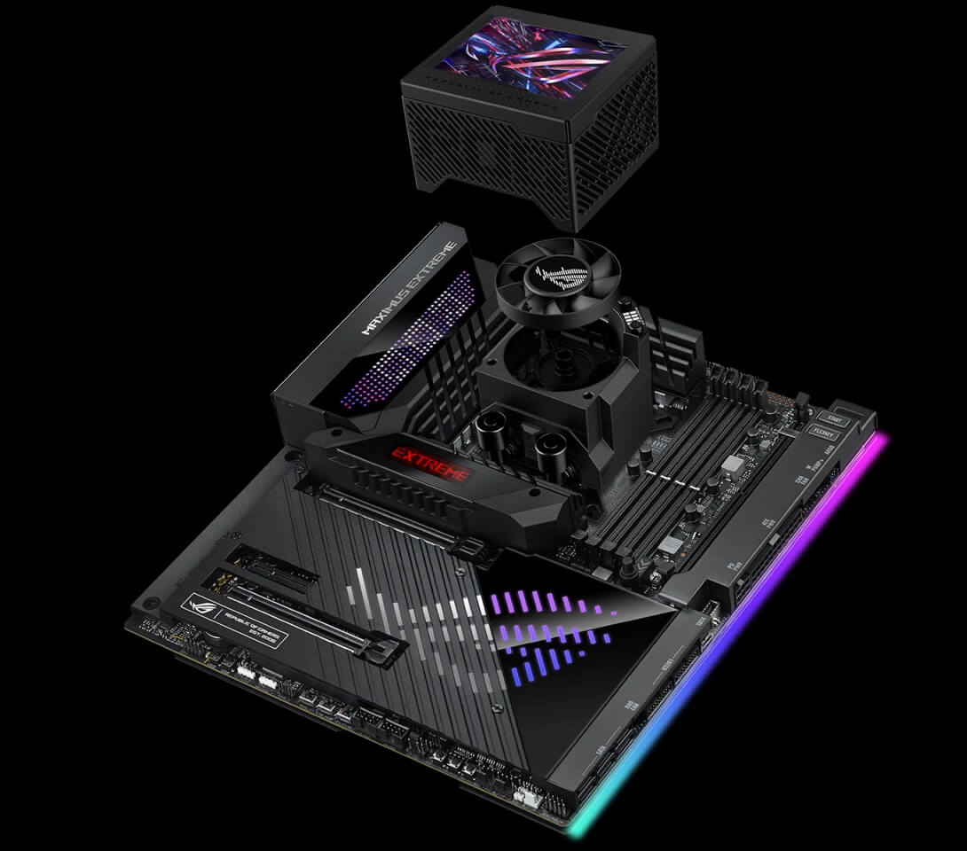 ASUS ROG Ryujin III 240 ARGB AIO Liquid CPU Cooler - Black