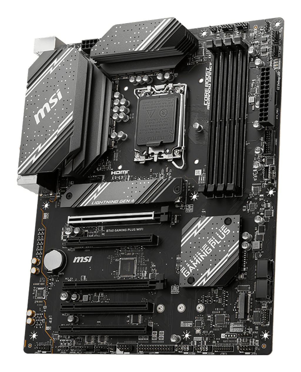MSI B760 Gaming Plus WiFi ATX Motherboard - DDR5, Wi-Fi 6E