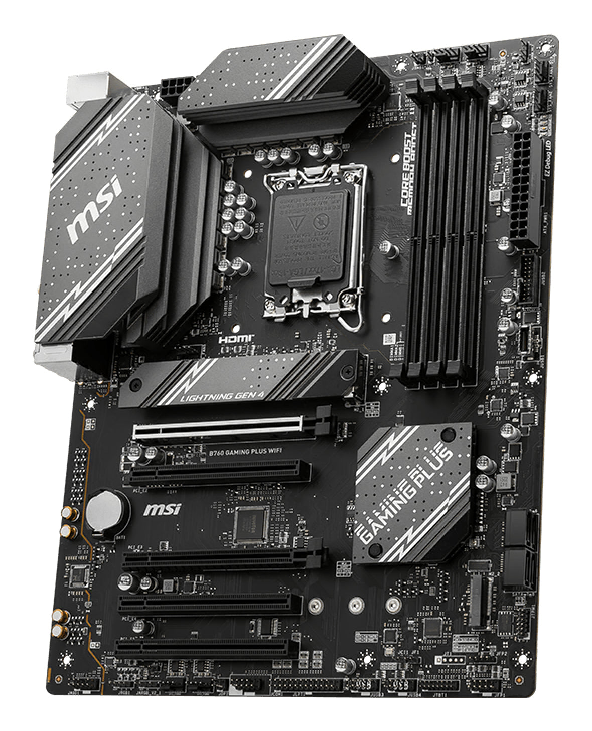 MSI B760 Gaming Plus WiFi ATX Motherboard - DDR5, Wi-Fi 6E