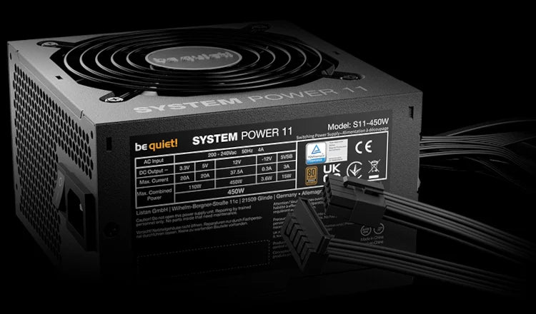 be quiet! System Power 11 450W ATX 3.1 Bronze PSU