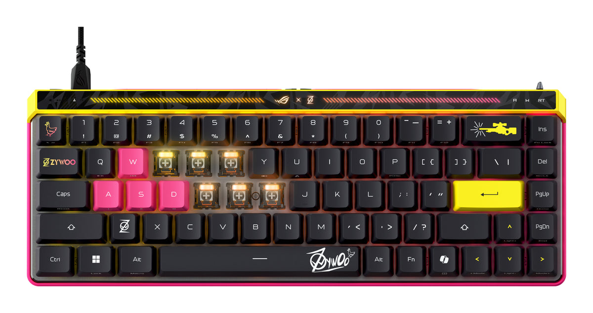 ASUS ROG Falchion Ace HFX ZywOo Edition Keyboard