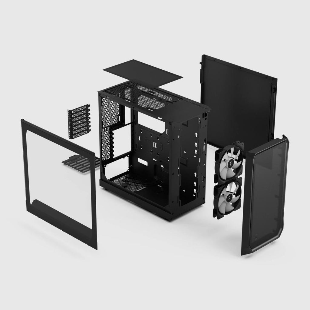 Fractal Design Focus 2 RGB Black ATX Mid Tower Case - TG