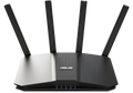 ASUS RT-BE58U front angle view with ‘WiFi 7’ text on the background