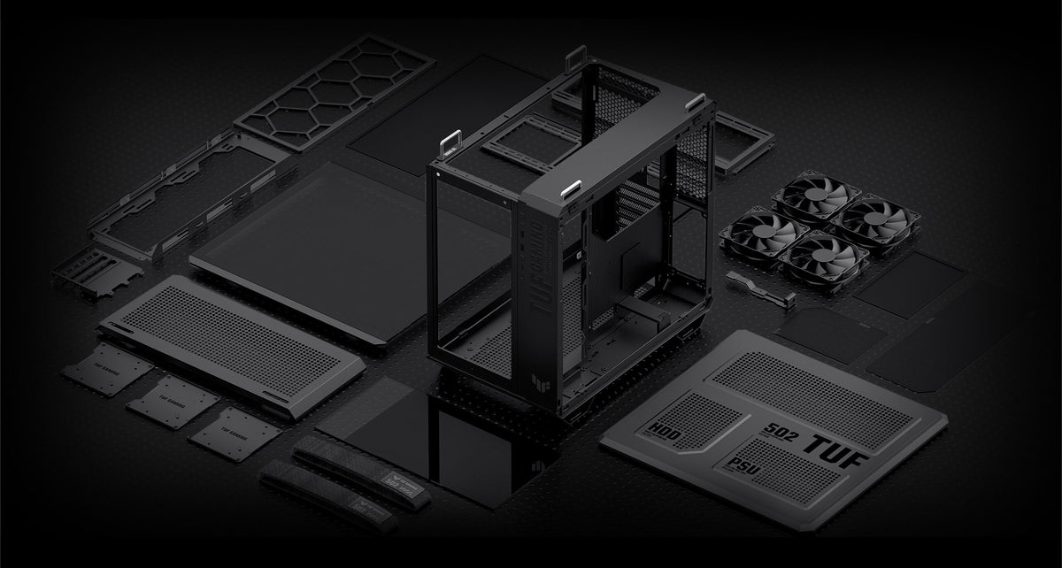 TUF Gaming GT502 PLUS modular units