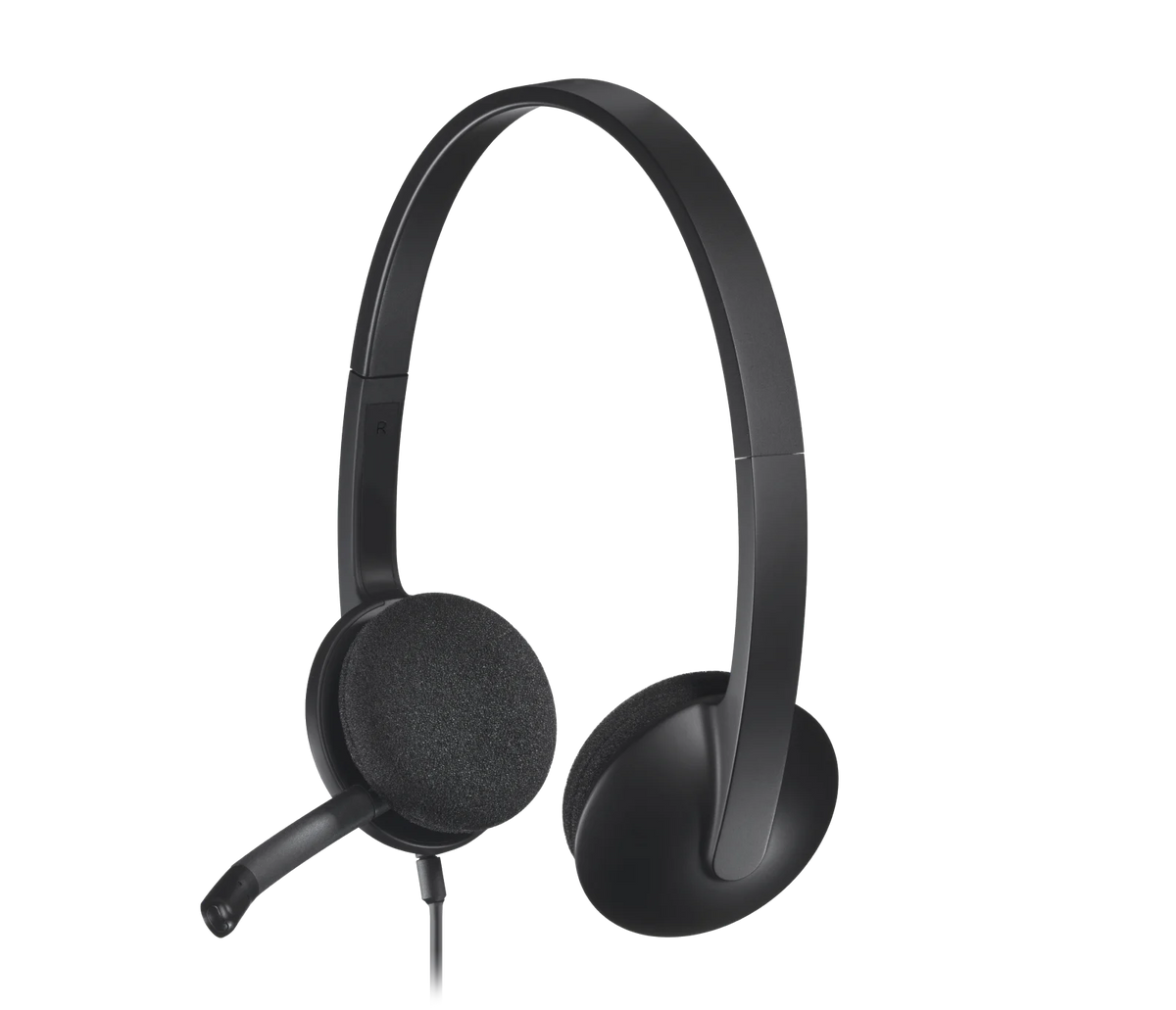 H340 USB Computer Headset - Black