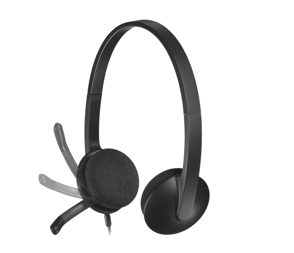 H340 USB Computer Headset - Black