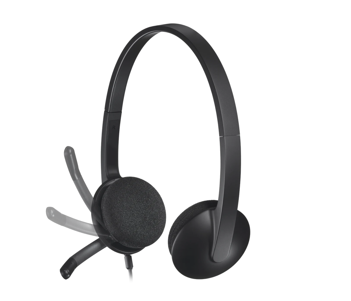 H340 USB Computer Headset - Black