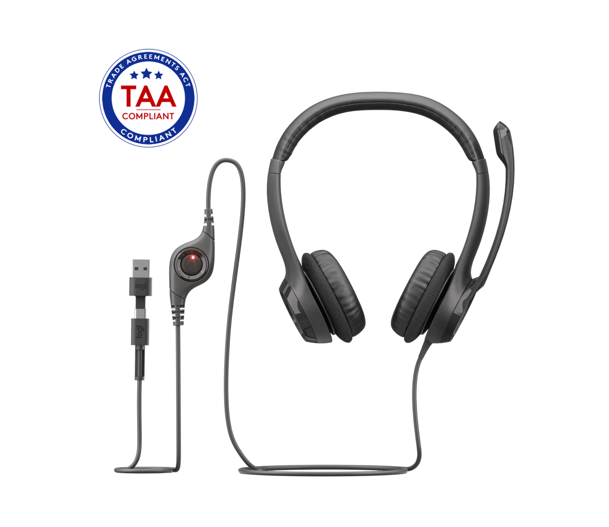 H390 USB Computer Headset