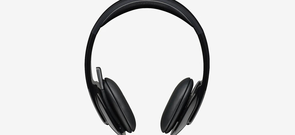 Logitech H540 USB Headset - Noise-Cancelling Mic, On-Ear Controls