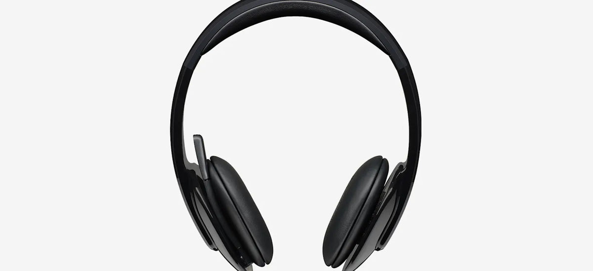 Logitech H540 USB Headset - Noise-Cancelling Mic, On-Ear Controls