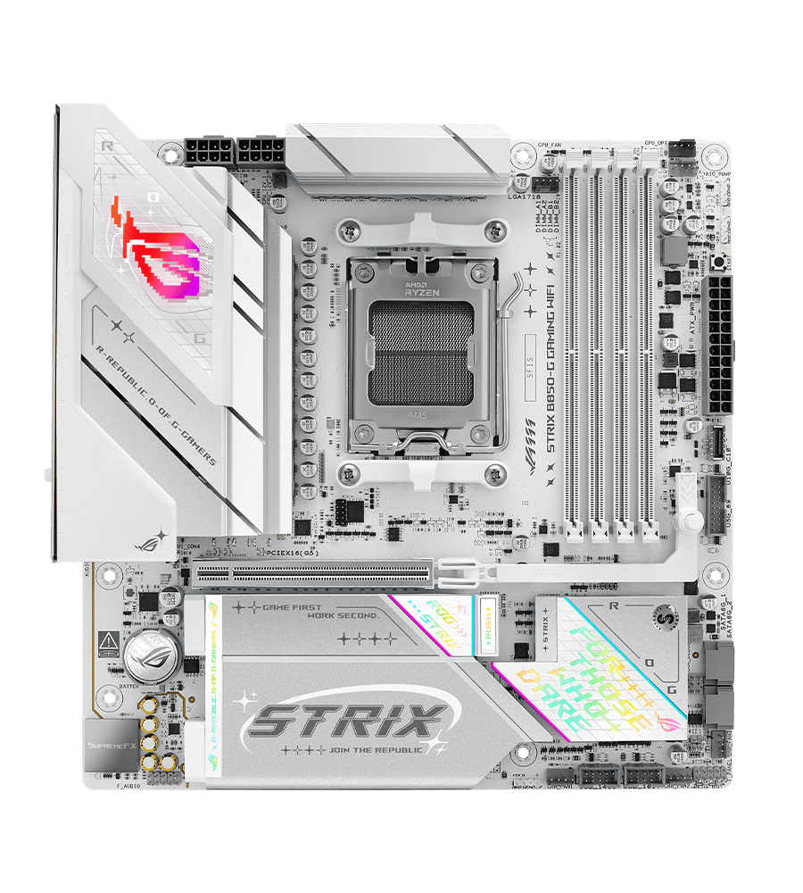 Strix B850-G fan header locations
