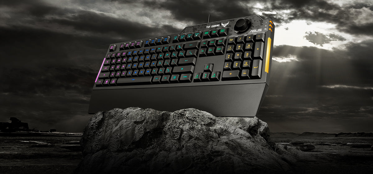 ASUS TUF Gaming K1 front view