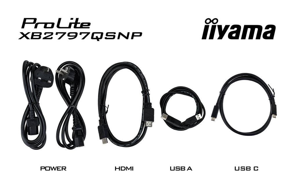 iiyama ProLite XB2797QSNP-B1 27" QHD IPS USB-C KVM Monitor