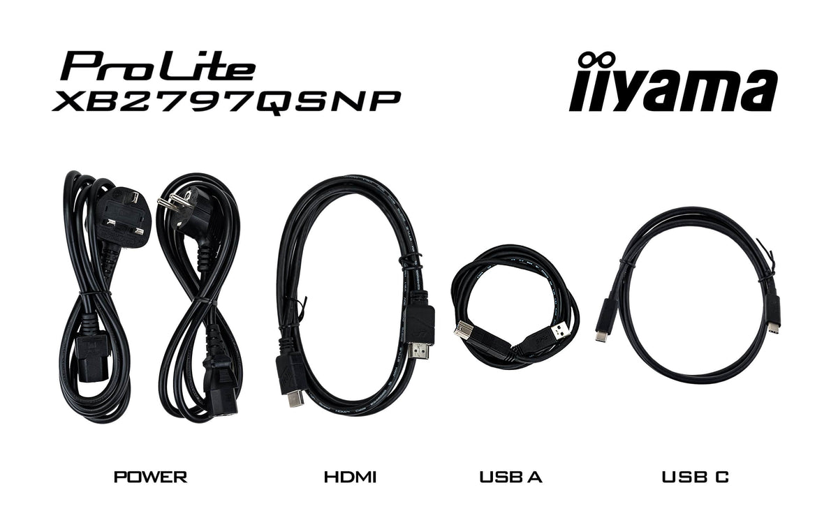 iiyama ProLite XB2797QSNP-B1 27" QHD IPS USB-C KVM Monitor