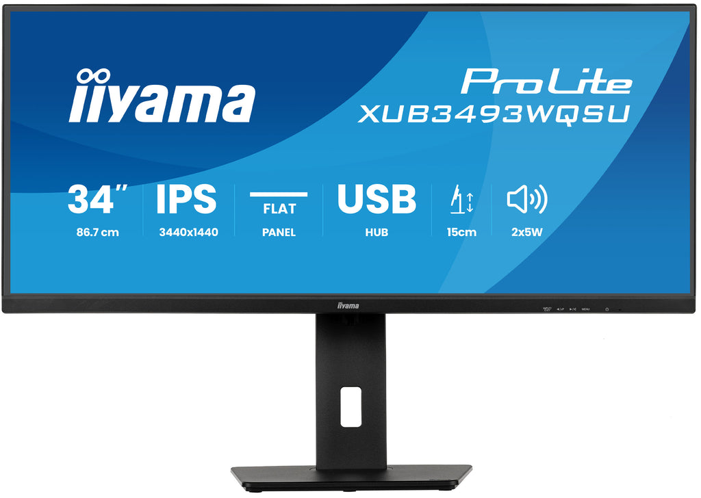 iiyama ProLite XUB3493WQSU-B6 34" UWQHD 120Hz IPS Monitor