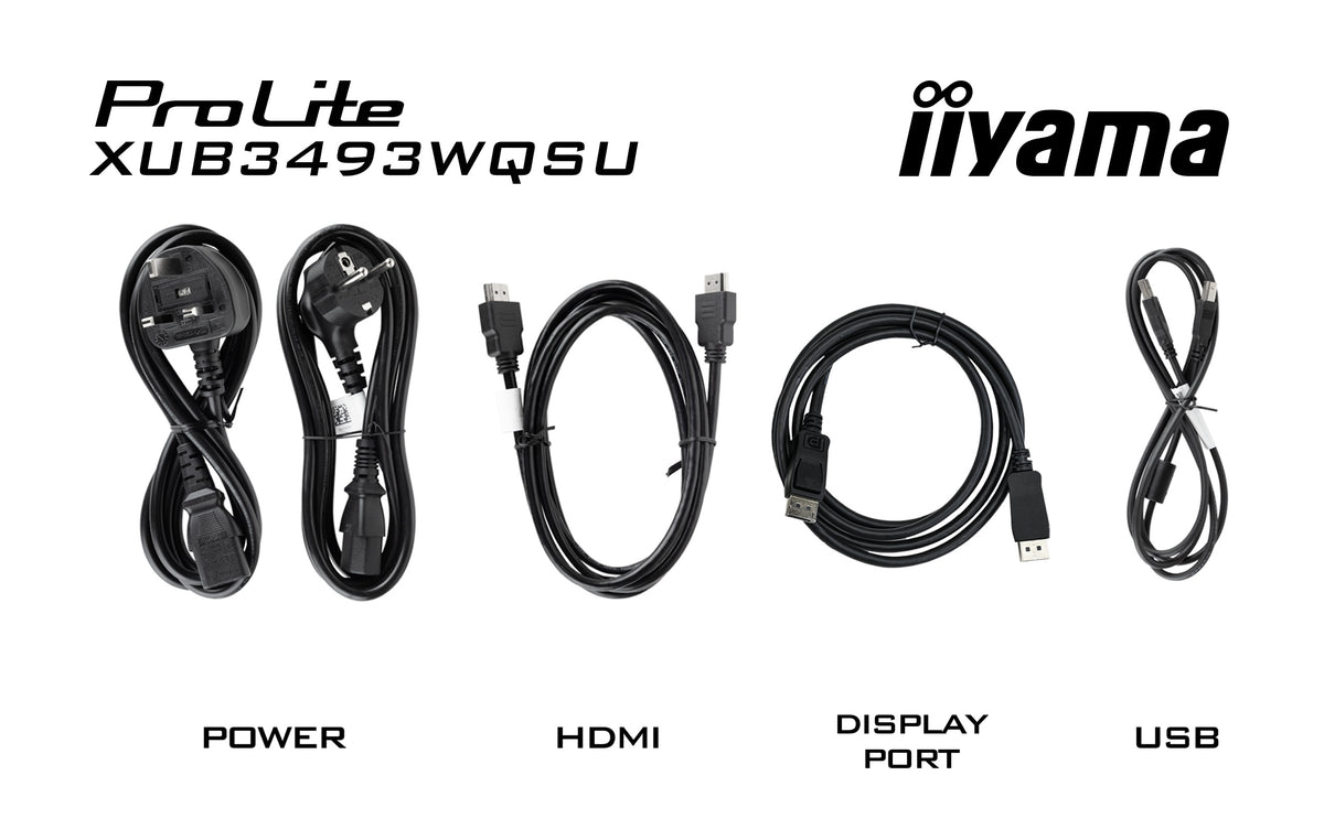 iiyama ProLite XUB3493WQSU-B6 34" UWQHD 120Hz IPS Monitor