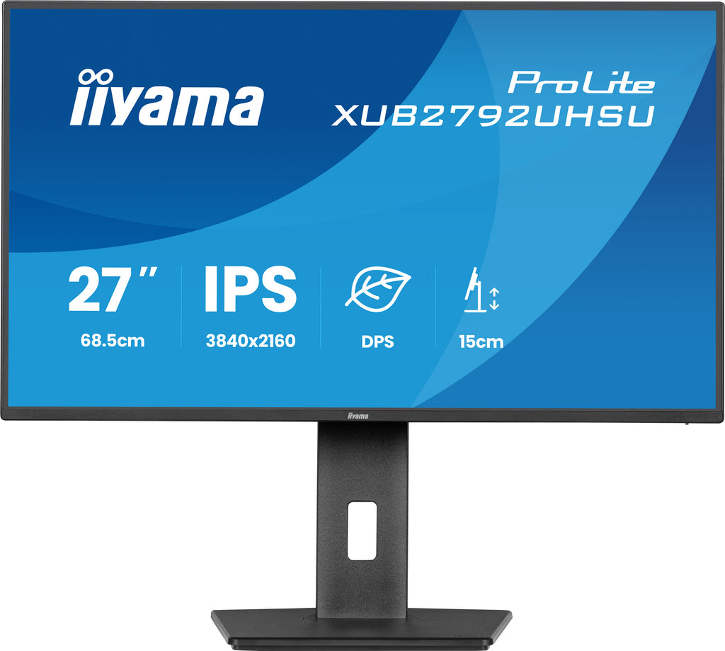 iiyama ProLite XUB2792UHSU-B6 27" 4K IPS Monitor - Matte Black