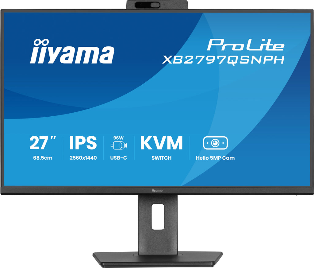 iiyama ProLite XB2797QSNPH-B1 27" QHD IPS Monitor - USB-C