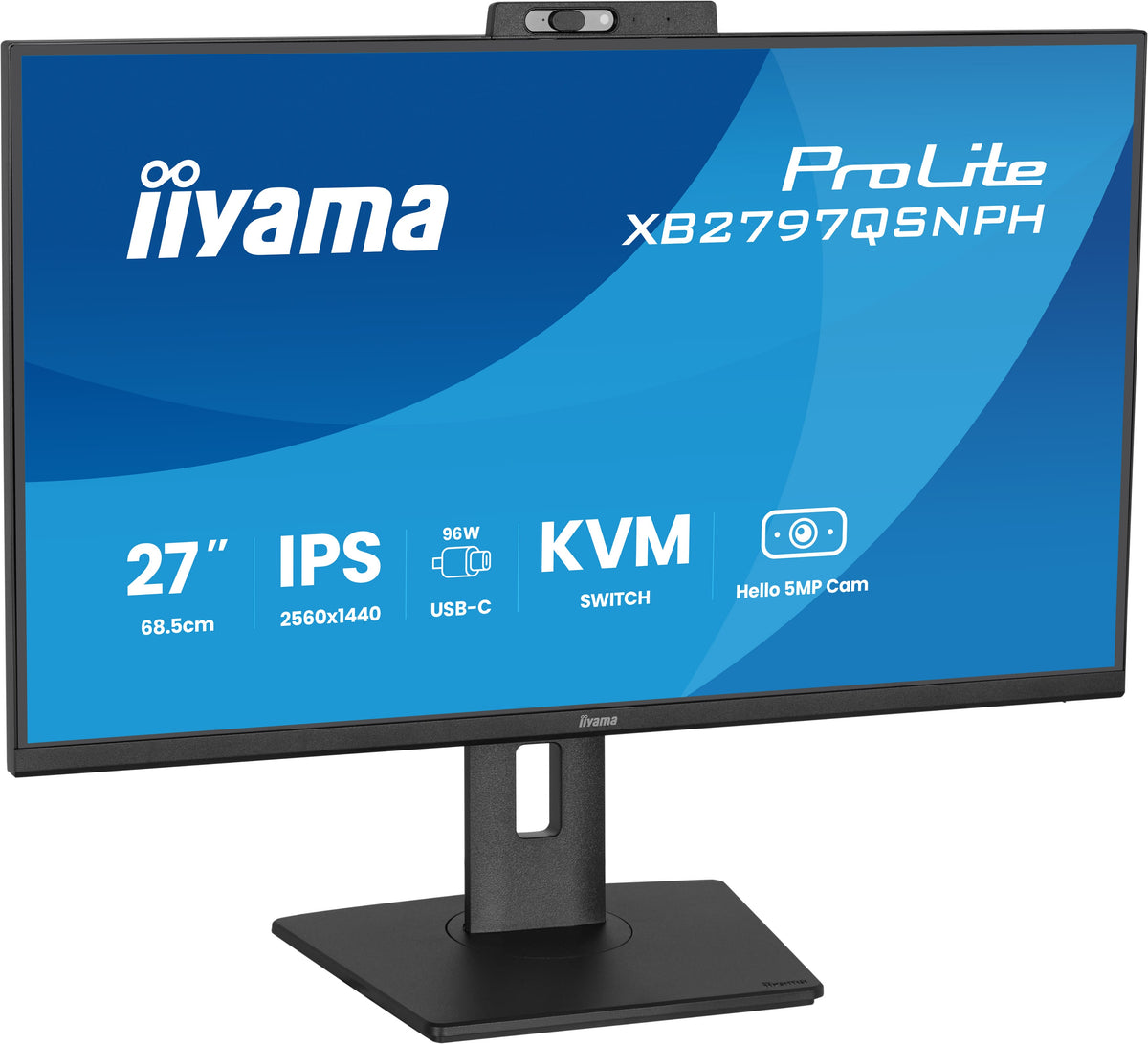 iiyama ProLite XB2797QSNPH-B1 27" QHD IPS Monitor - USB-C