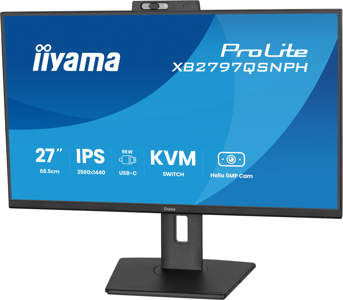 iiyama ProLite XB2797QSNPH-B1 27" QHD IPS Monitor - USB-C