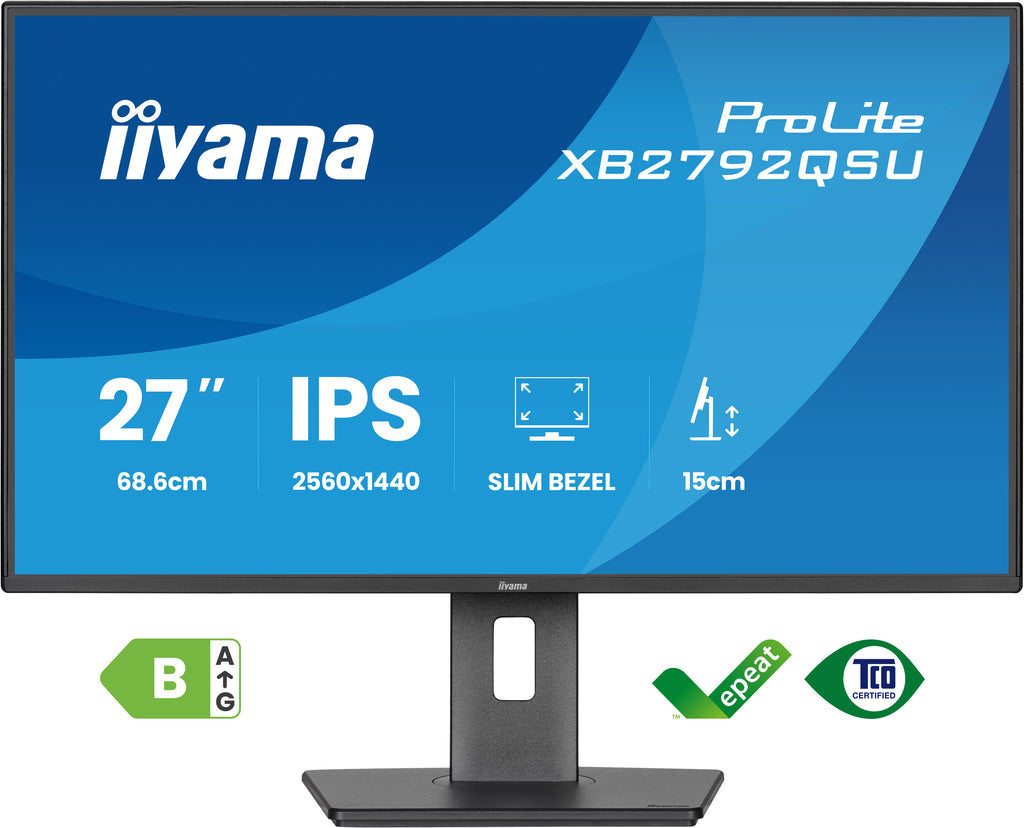 iiyama ProLite XB2792QSU-B1 27" QHD 120Hz IPS Monitor