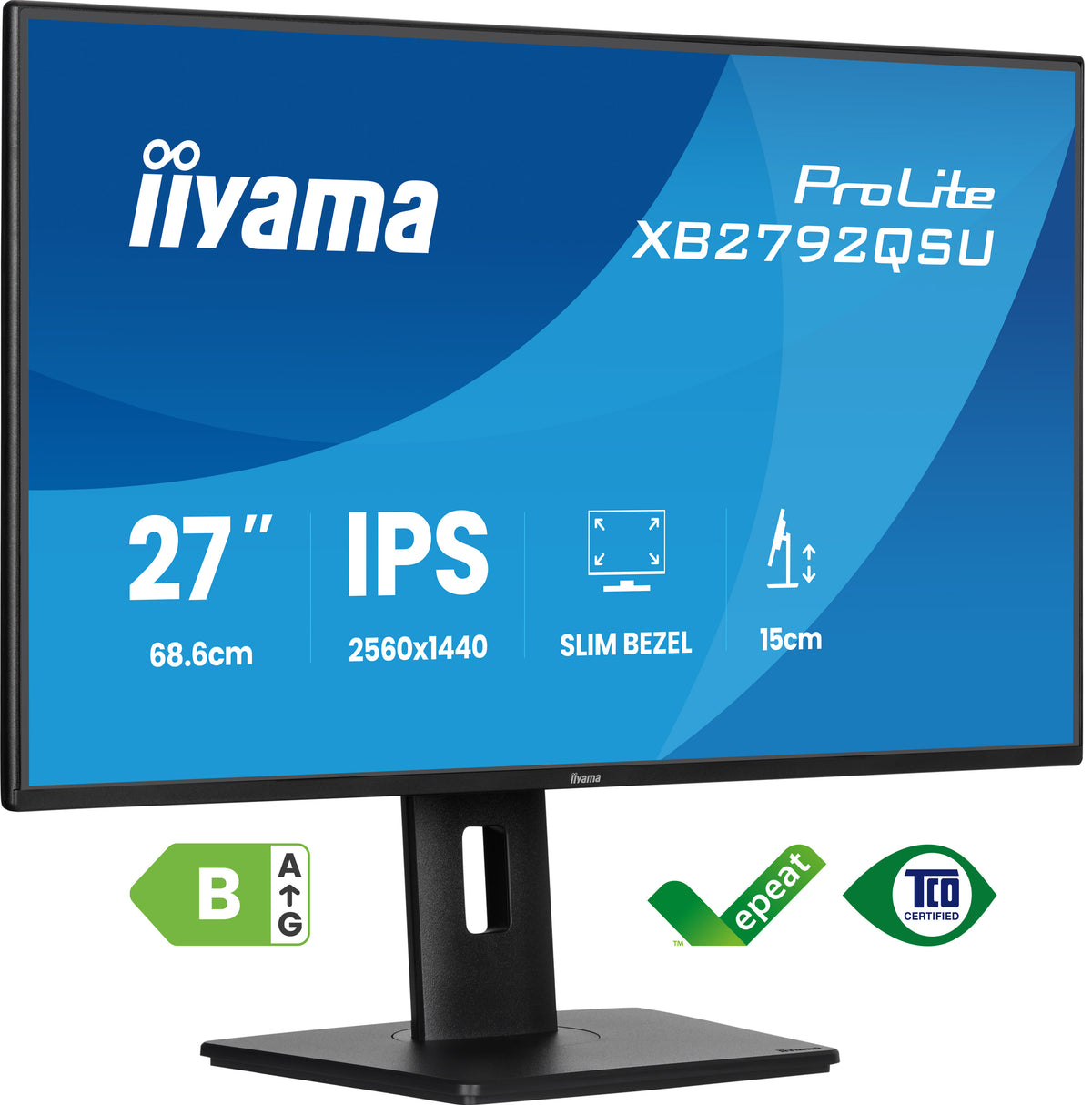 iiyama ProLite XB2792QSU-B1 27" QHD 120Hz IPS Monitor