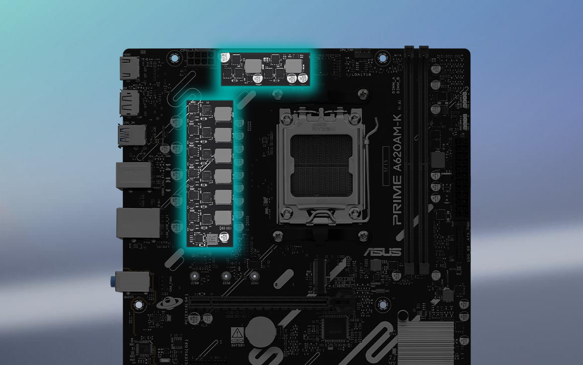 Image depicting PRIME A620AM-K power design