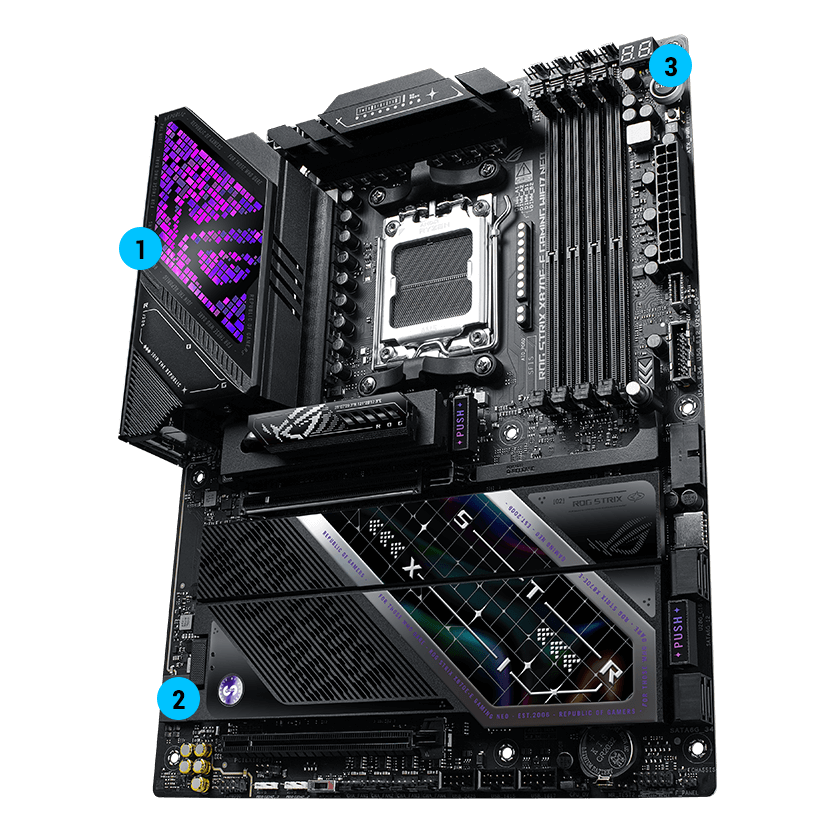 ROG Strix X870E-E Gaming WiFi7 Neo immersion specifications