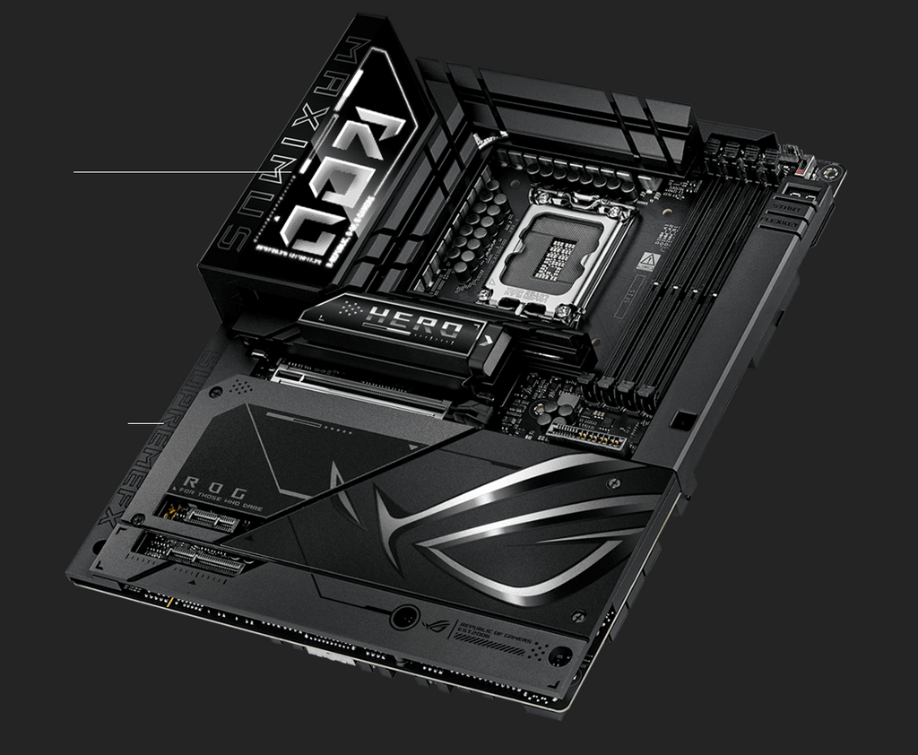 Gaming immersion specs of the ROG Maximus Z890 Hero BTF