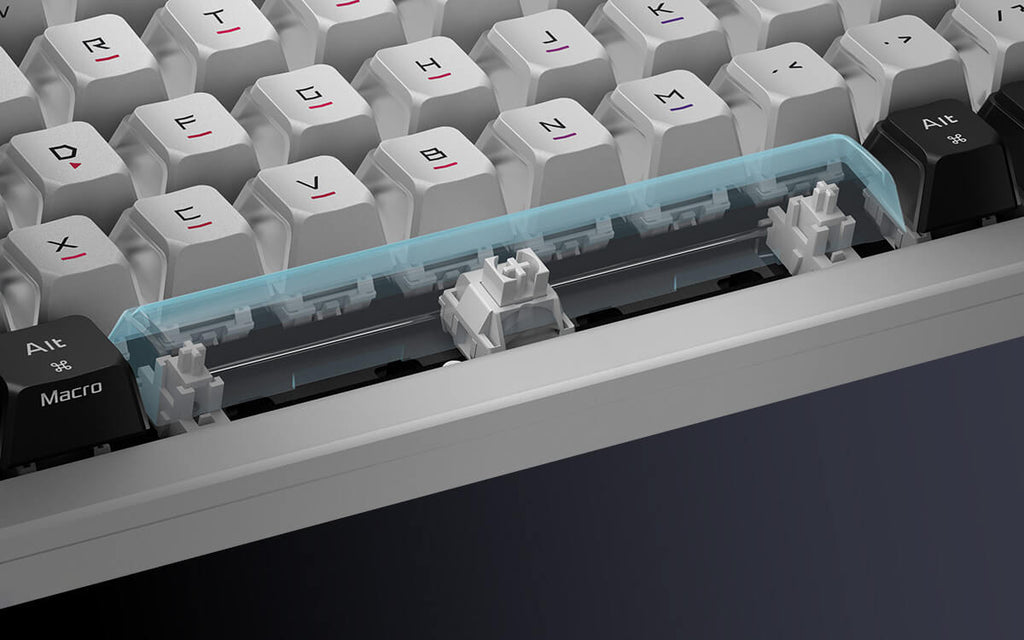 Transparent view of Azoth X stabilizers