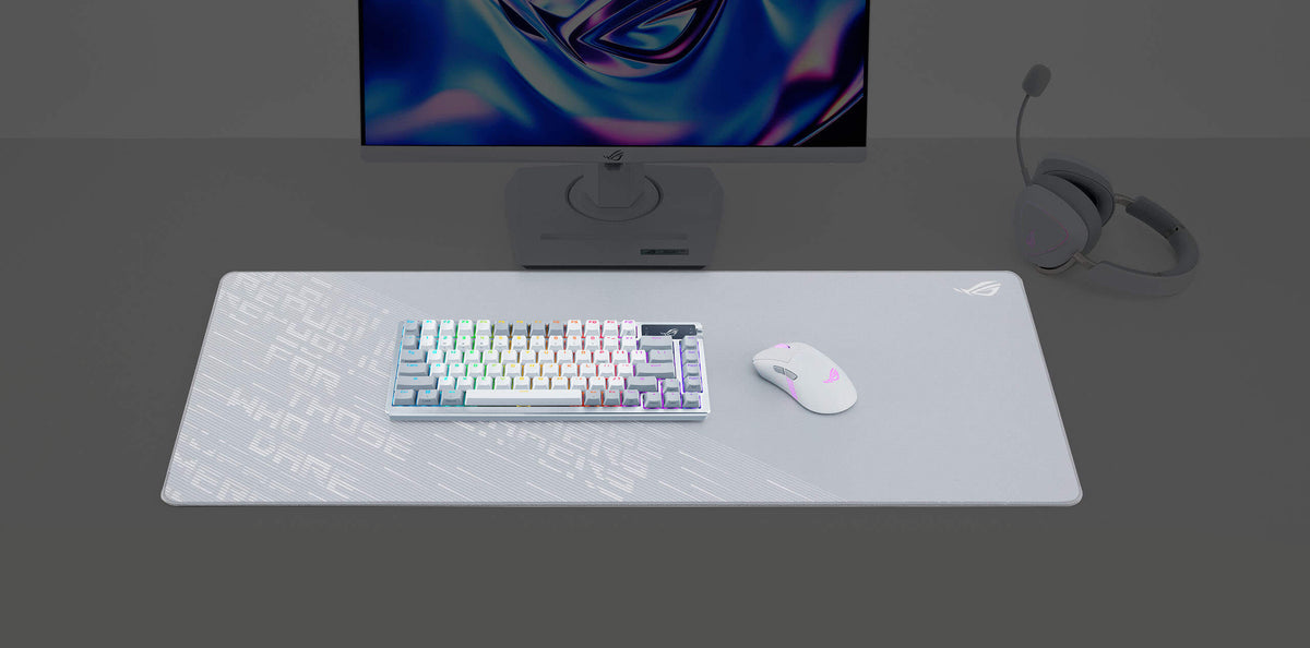 ASUS ROG Scabbard II Arctic Gray XXL Gaming Mouse Pad