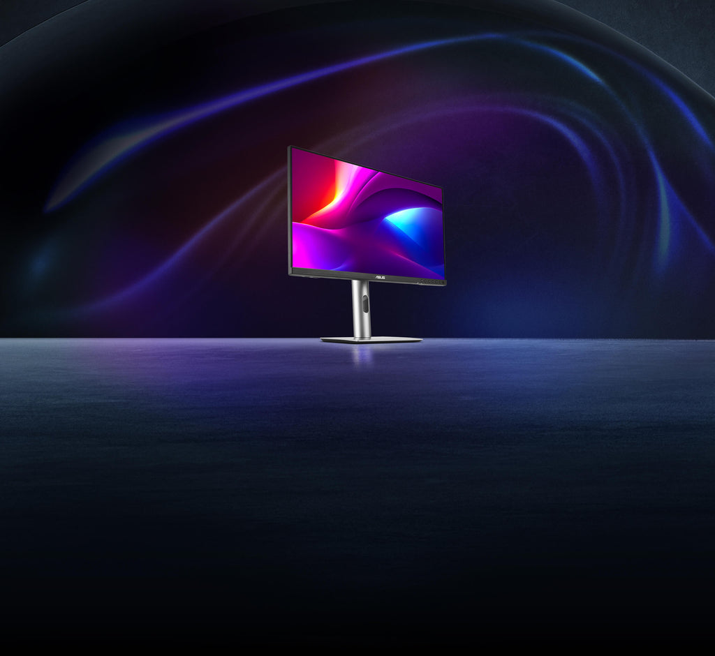 ProArt Display PA27JCV showing a high-contrast image