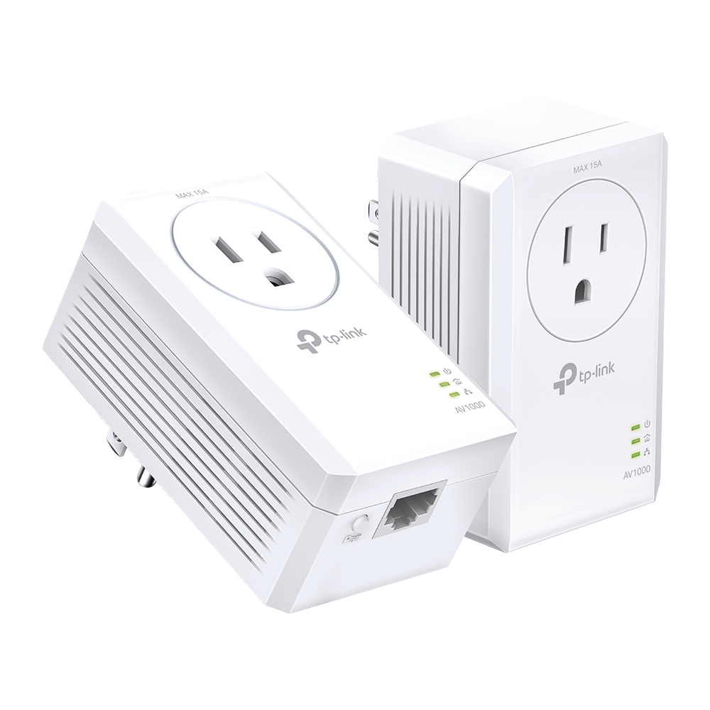 TP-Link TL-PA7017P KIT AV1000 Gigabit Passthrough Powerline Kit