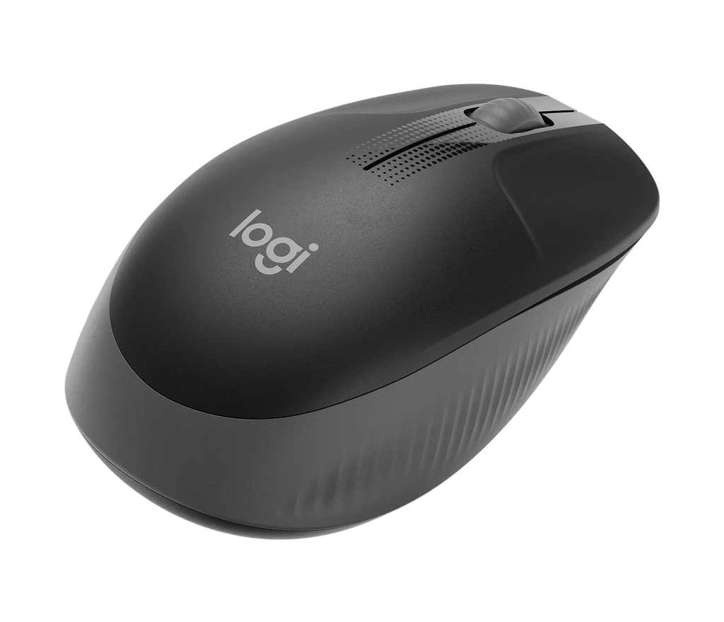 M190 Full-Size Wireless Mouse - Charcoal