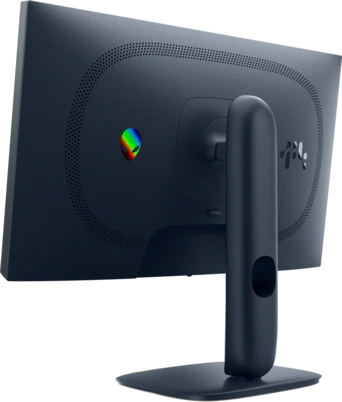 View rear-facing Alienware AW2525HM Gaming Monitor.